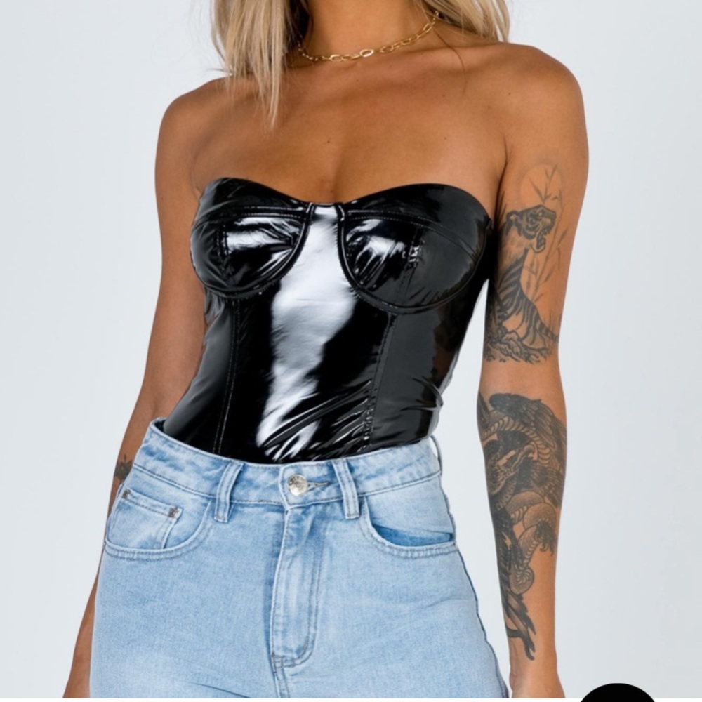 Princess Polly vinyl bodysuit